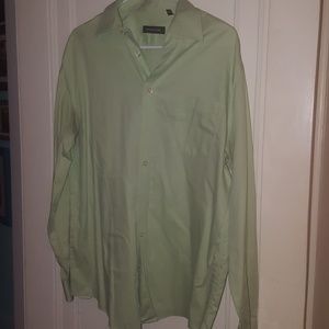 Green button up